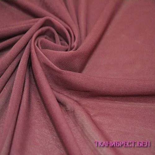 Ткань Сетка стрейчевая (бордовый)
