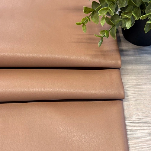 Экокожа на замшевой основе (бежевый)