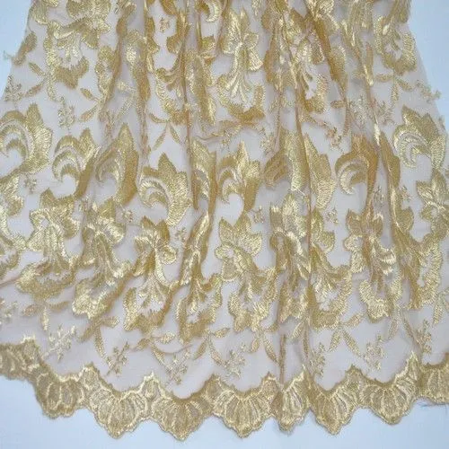 Гипюр, золотистый