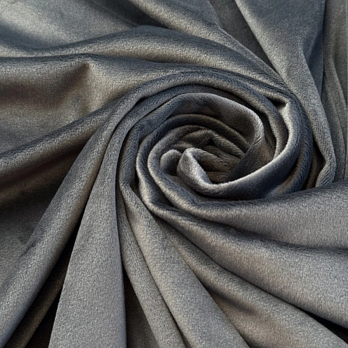 Велюр "Бамбук" (Серый)