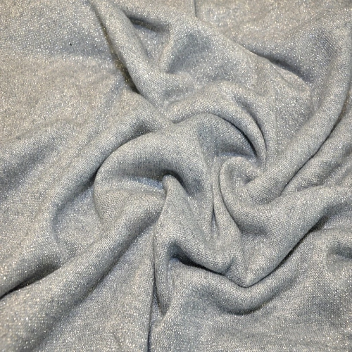 Трикотаж Ангора плотная с люрексом (джинсовый)