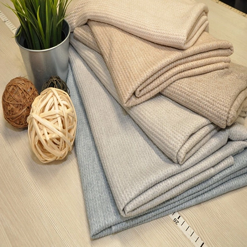 Трикотаж "Косичка" (крем)