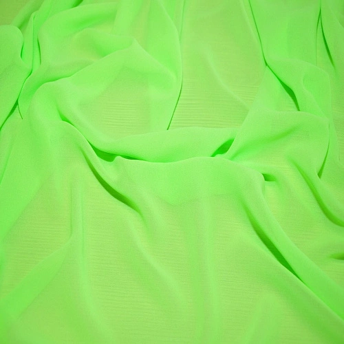 Креп-шифон (салатовый-неон)