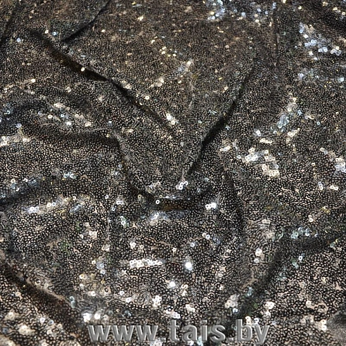 Пайетки на сетке (стальной)