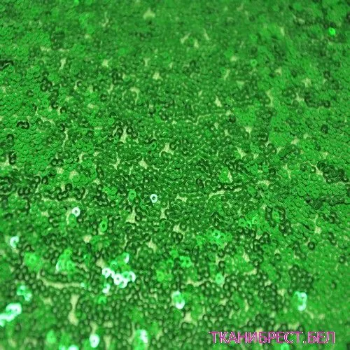 Пайетки на сетке (зеленый)