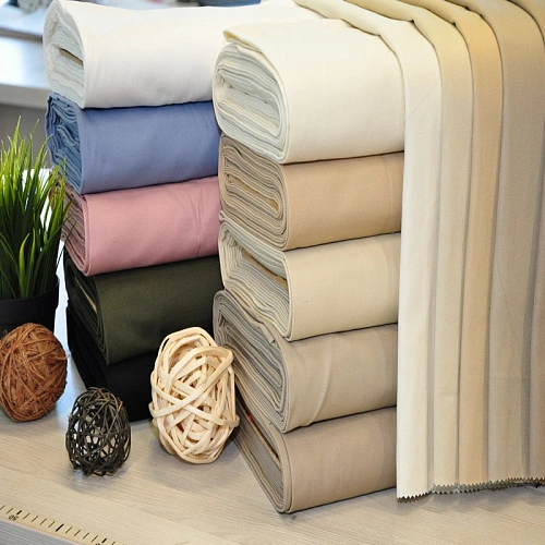 Хлопок Твил костюмный (клубничный йогурт)