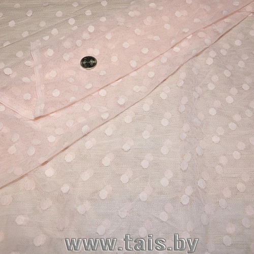 Сетка горох 1см (пудра)