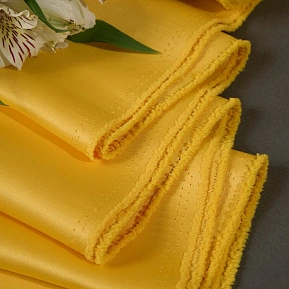 Атлас свадебный (желтый)