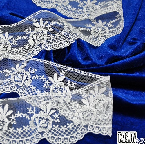 Кружево ленточное (белоснежный)