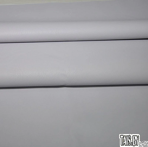 Кожзам на трикотаже (серый с лиловым оттенком)