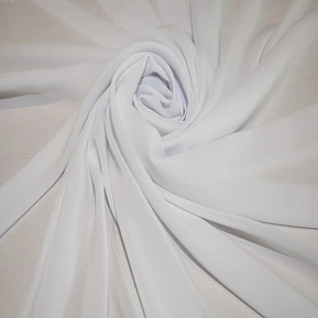 Шифон стрейчевый (белый)