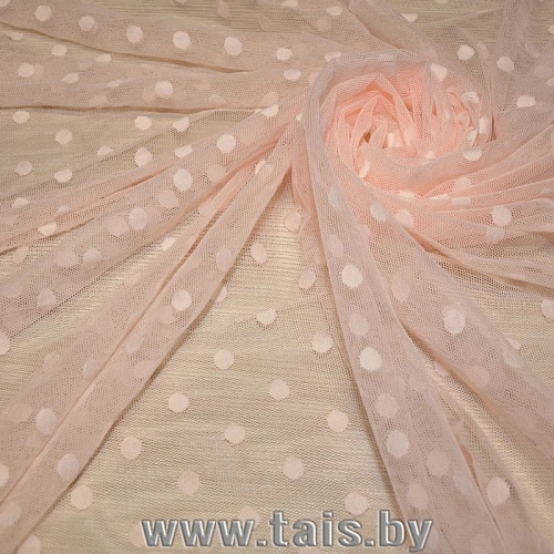 Сетка горох 1см (пудра)