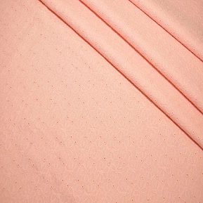 Батист вышитый "Цветочки" (пудра)