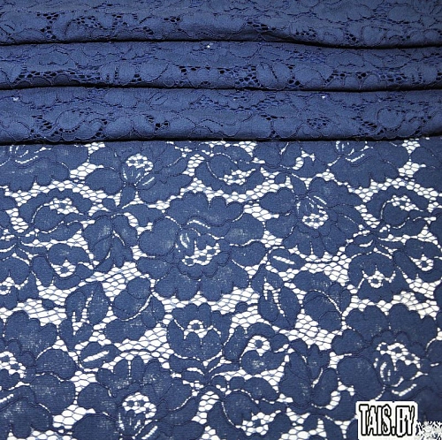 Гипюр (синий)