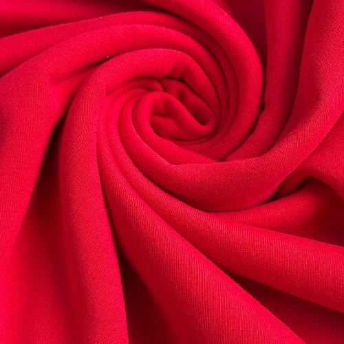 Футер 3-х нитка с эффектом велюра (красный)