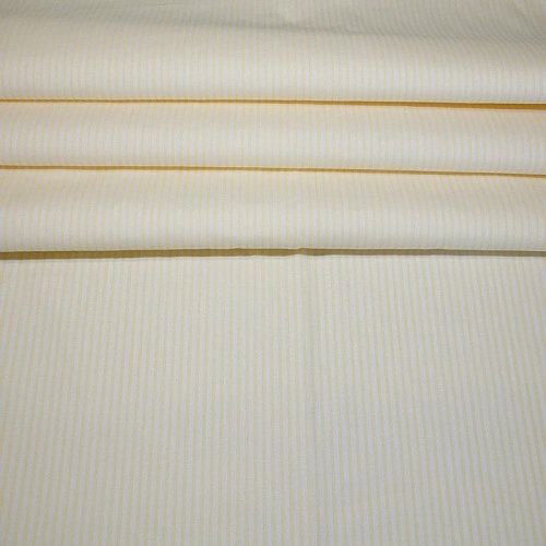 Рубашечная ткань "Соната" полоска (желтый)