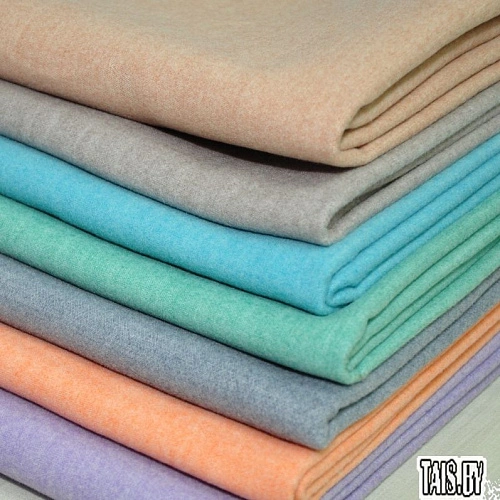 Пальтовая "Кашемир меланж"(персиковый)