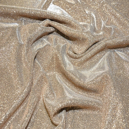 Трикотаж "Лунный свет" (тёмное золото)