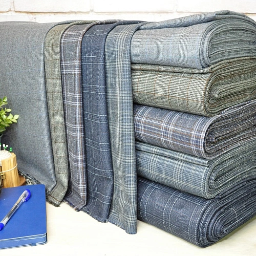 Костюмная ткань (серый телегрей)