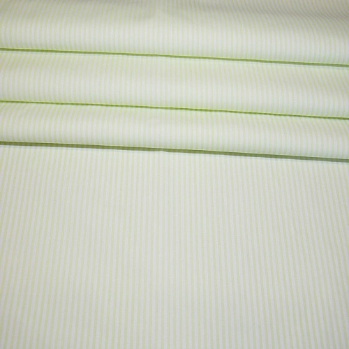 Рубашечная ткань "Соната" полоска (салатовый)