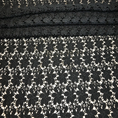 Кружево макраме (черный)