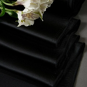 Атлас свадебный (черный)