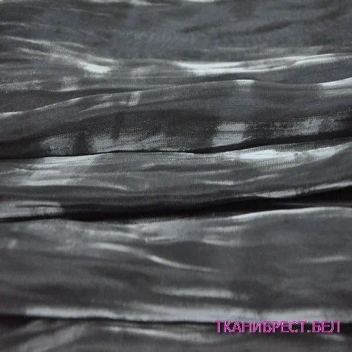 Органза (черный с синим оттенком)