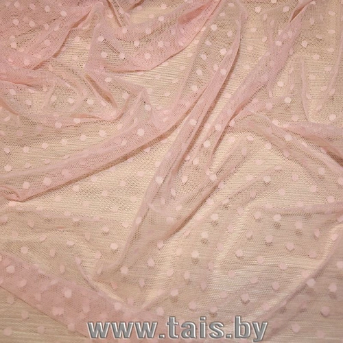 Сетка горох мелкий (розовый)