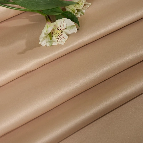 Атлас свадебный (золотой песок)