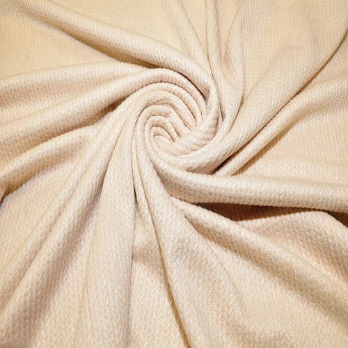 Трикотаж "Косичка" (крем)