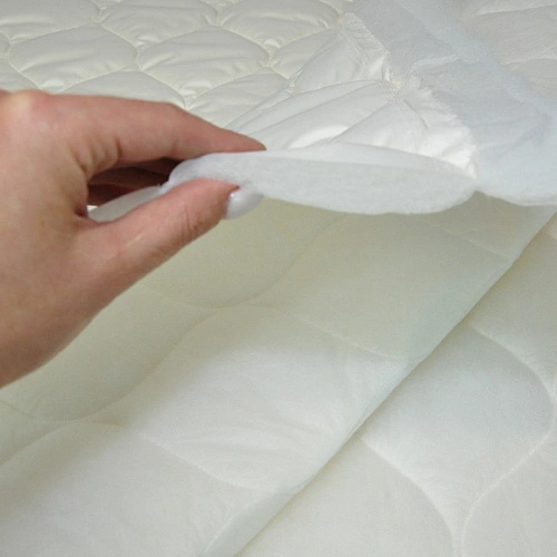 Плащевка стеганая "ЛУК" (сливочный)