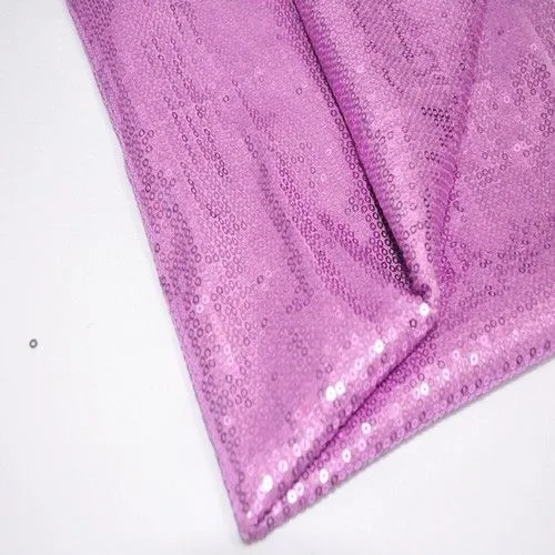 Пайетки на трикотаже (сиреневый)