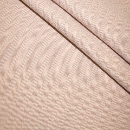 Пальтовый трикотаж Елочка  (пудра)