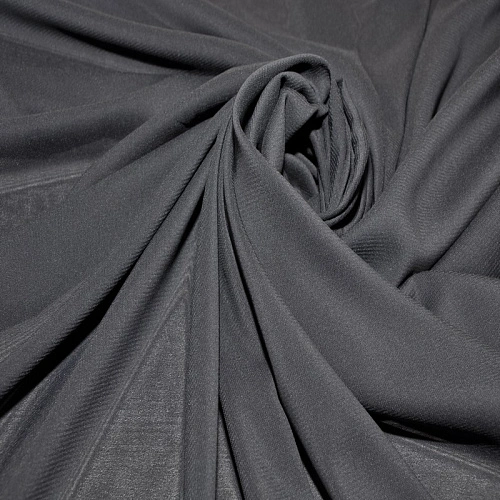 Шифон стрейчевый (темно-синий)