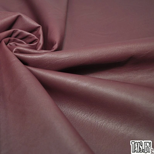 Кожзам на трикотаже (бордовый)