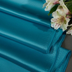 Атлас свадебный (лазурный)