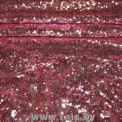 Пайетки на сетке (розовый)