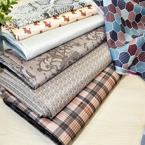 Подкладка нейлон (Перышки)