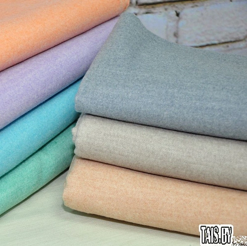 Пальтовая "Кашемир меланж"(персиковый)