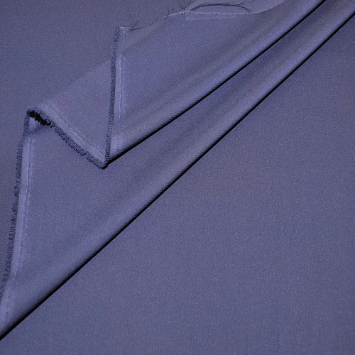 Шифон стрейчевый (синий)