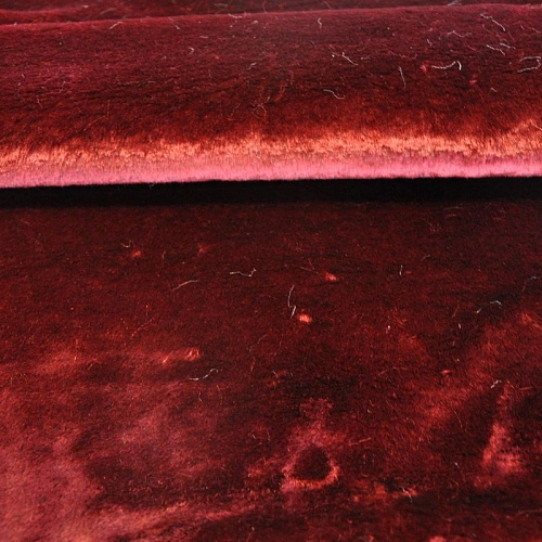 Гладкокрашенный " под мутон"(бордовый)