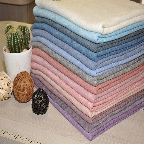 Трикотаж Ангора (черный с сединой)