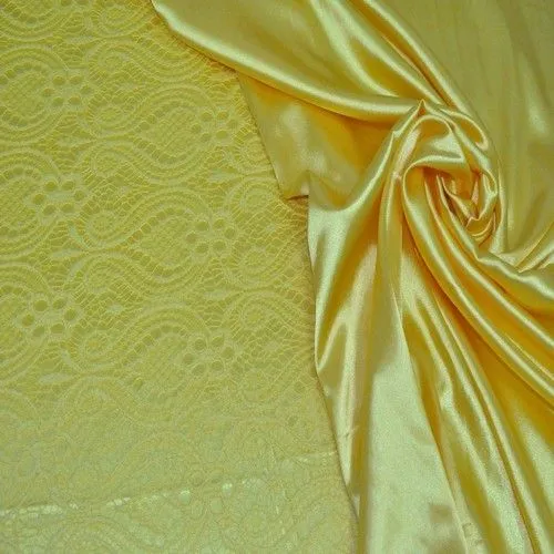 Гипюр стрейчевый (желтый)