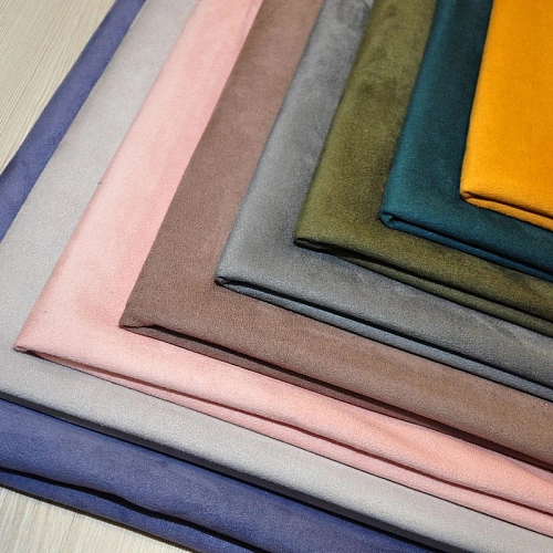 Замша на трикотаже (изумруд)