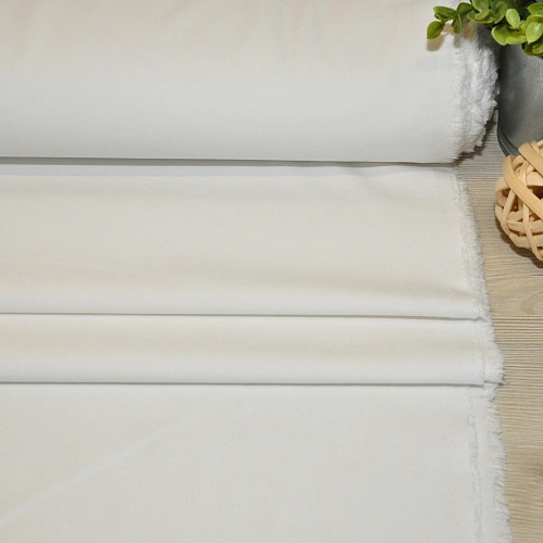 Костюмная ткань "Бостон" (светлое молоко)