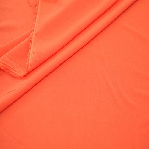 Шифон стрейчевый (морковный)