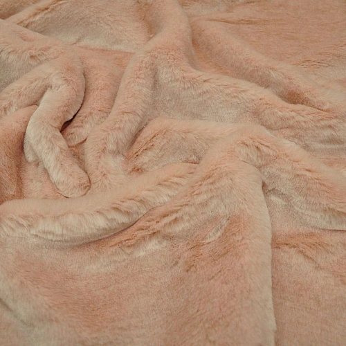 Гладкокрашенный"под цигейку"(пудра)