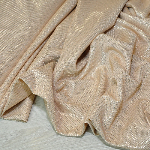 Трикотаж "Лунный свет" (светлое золото)