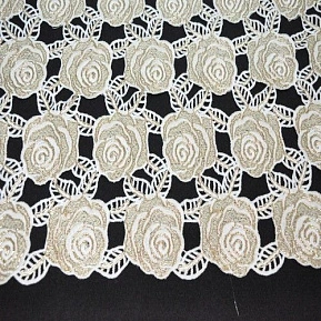 Кружево (молочный с золотом)