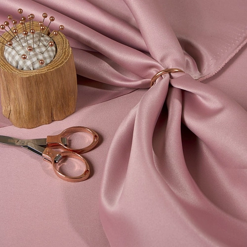 Атлас свадебный (античная роза)